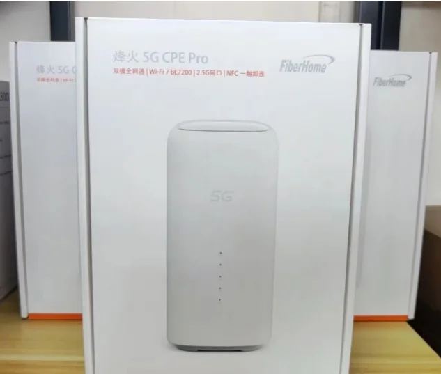 Alibaba.com: FiberHome LG6851F 5G CPE Pro Wi-Fi 7 router with BE7200 ...