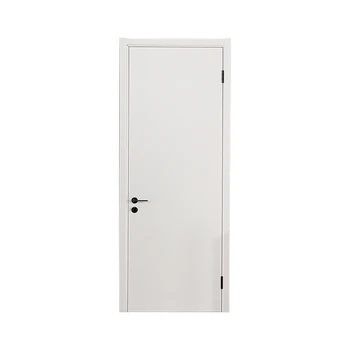 White Paint Flush Wood Door for Commercial Use