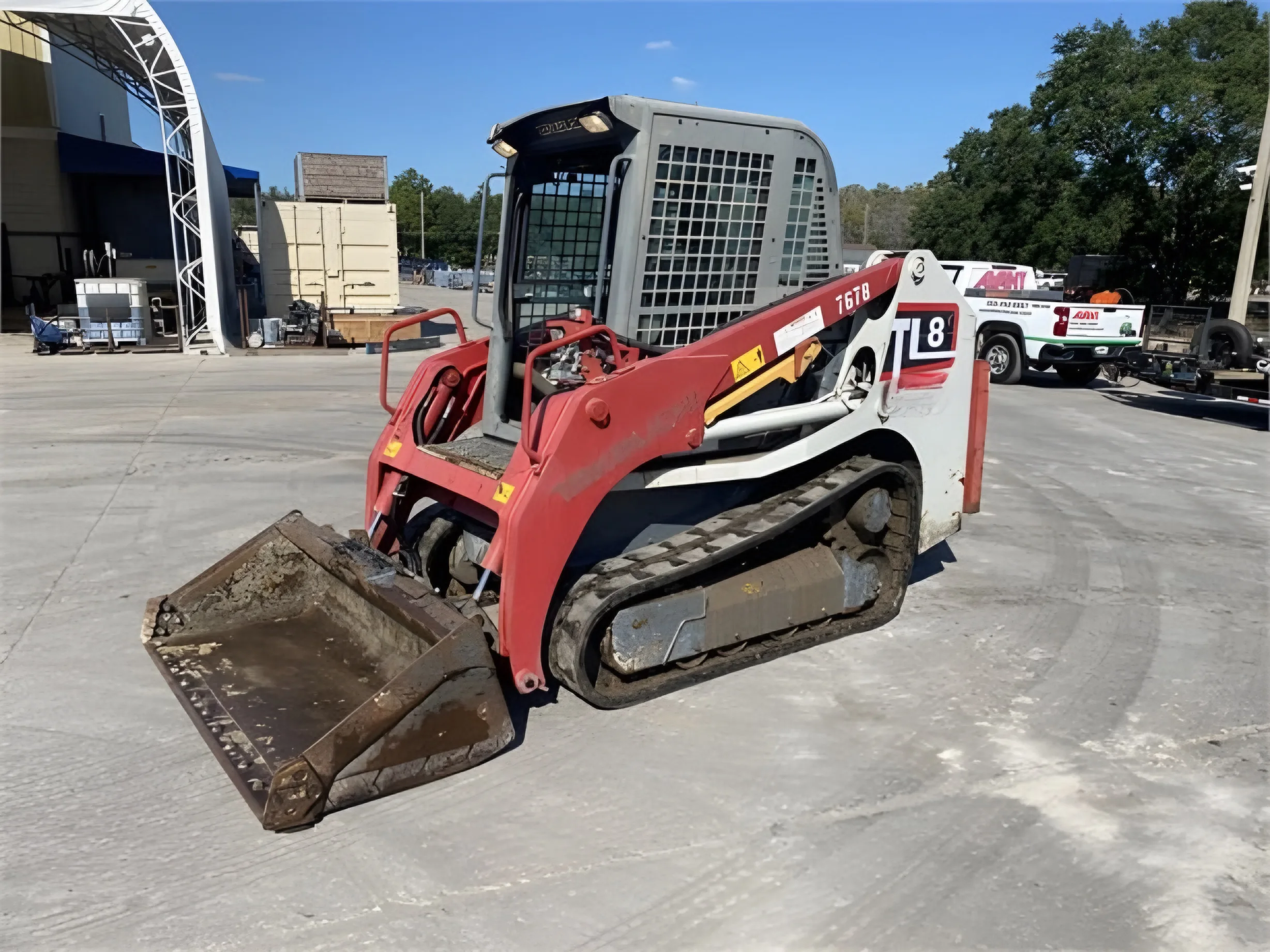 Best Mini Skid Steer Track Loader 2019 Takeuchi Tl8r Used Powerful