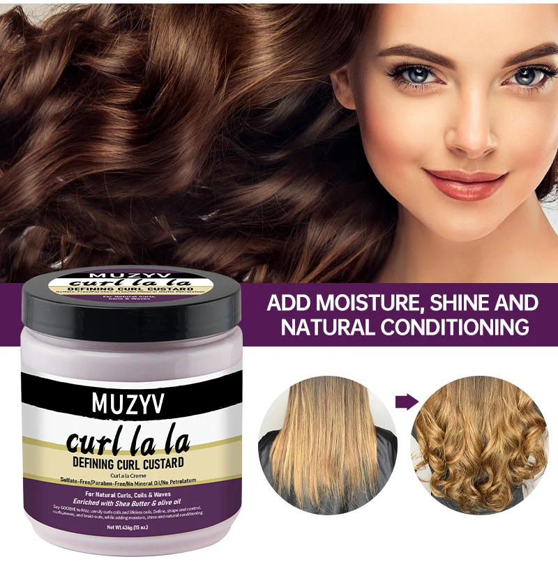 Curly And Coiled Hair Curl Pullon Styling Curl Cream Natural Hair