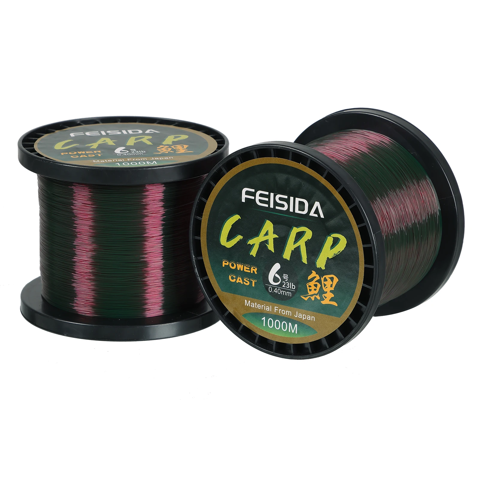 Feisida Fluorescent Yellow Nylon Carp Line