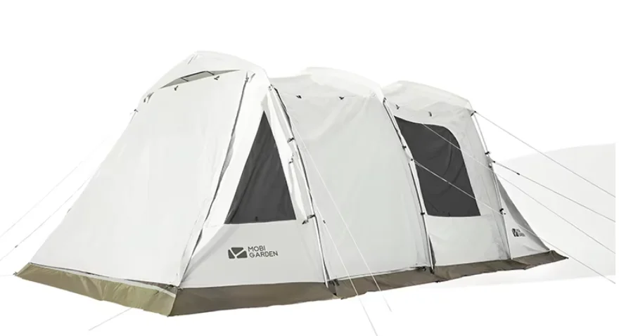 Mobi Garden トンネル型テント アウトドア キャンプ 宿泊用 防風 厚手