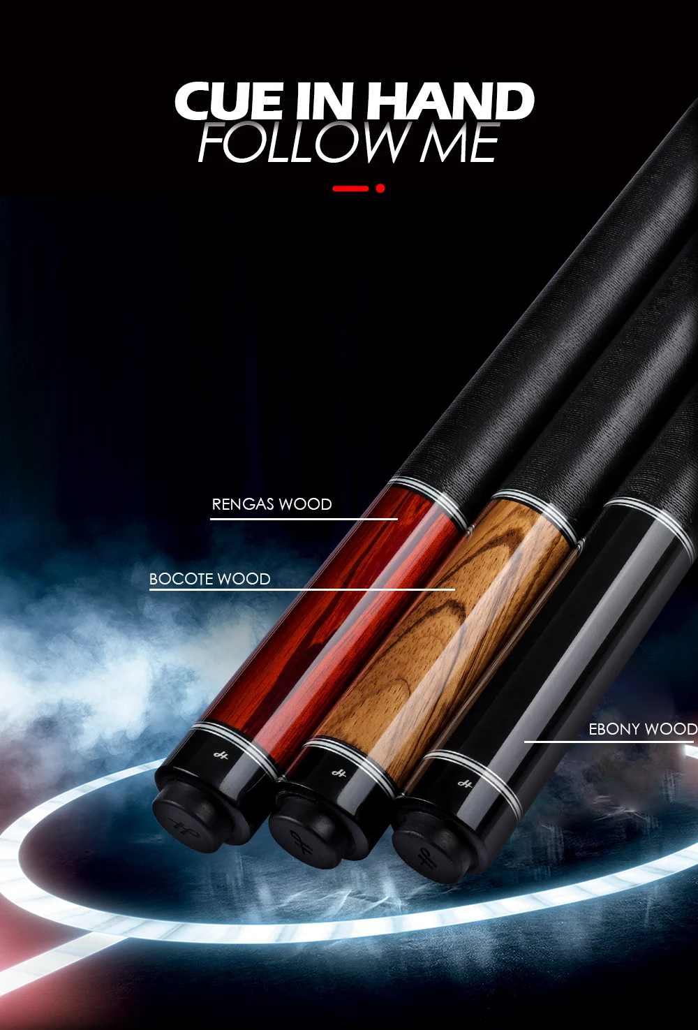 How M4 Cues Billiard Irish Linen Grip Rare Solid 12.8mm Pro Shaft Pool