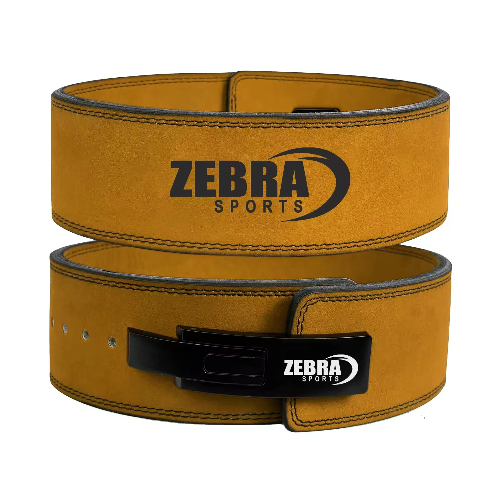 Custom Made Breathable Durable Lever Belt 10mm Cowhide Eco-Friendly Professional Protection Weight Lifting Powerlifting Fitness