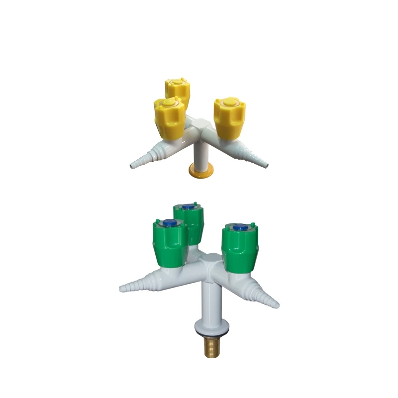 Lab Accessories Laboratory Gas Nozzle One/two/three/four Ways Outlet on Lab Workbench