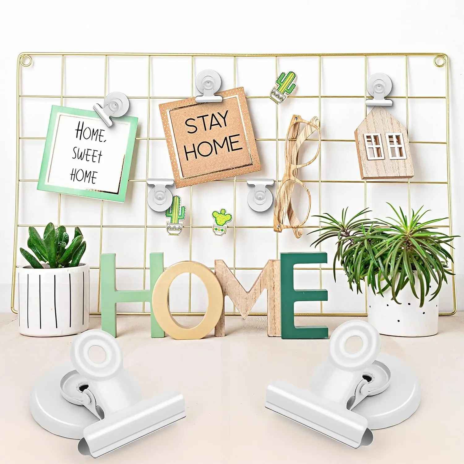 Refrigerator Magnet Hook Clips With Magnet 30mm Perfect Fridge Calendar Kitchen Office Magnets