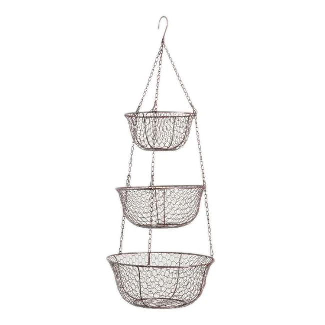 Custom Supermarket Wire Shopping Basket Popular Retail Product Home 