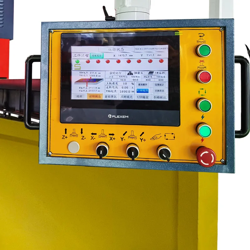 HUALONG Machinery Automatic Changing Head Quartz Slab Buffing Marble Tile Polishing Equipment Auto Polish Machine for Granite