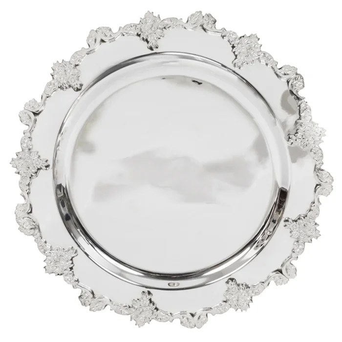 New Metal Charger Plate Copper Finished Metal Charger Plate New Shape