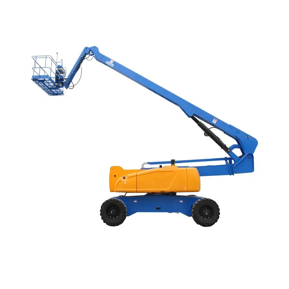 16m Load 200kg cherry picker crane trailer ladder wheel Telescopic ...