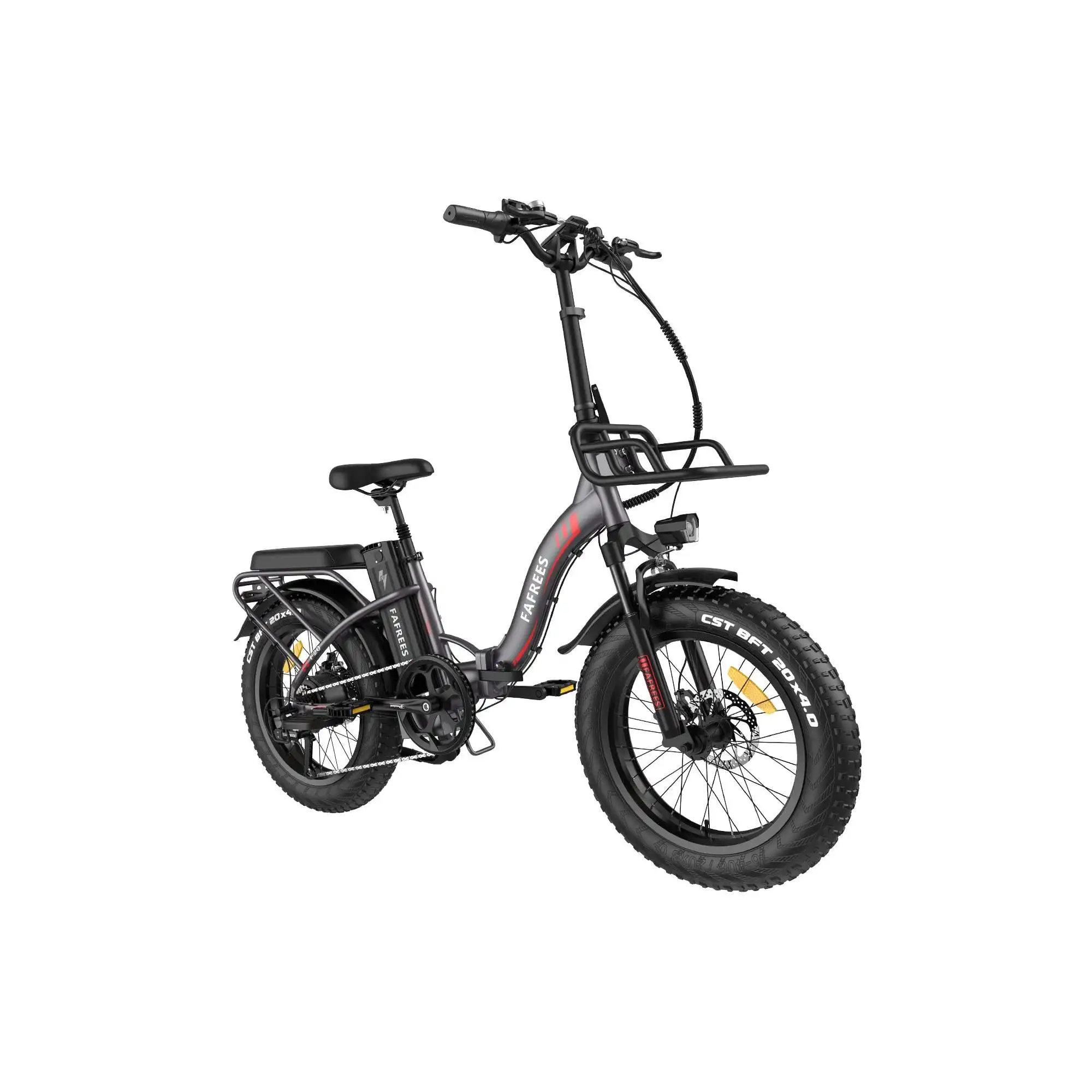 Fafrees F20 Max Electric Folding Bike with Integrated 7-Speed Lithium Battery Aluminum Alloy Frame Free Shipping UK Product