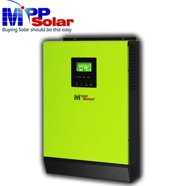 Hybrid LV 2424 2400w 110v 24v MPP Solar inverter 80A MPPT charger 60A AC  charger