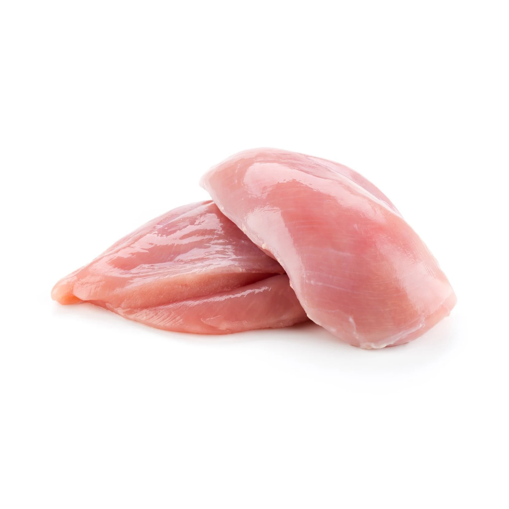 Frozen Boneless Halal Chicken Breast 120gr Pack in 10 kg Carton Feet