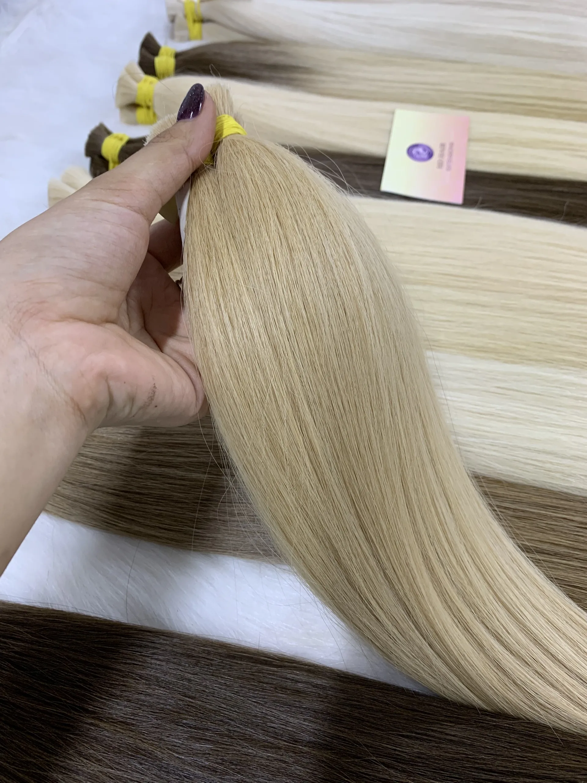 Luxury Bulk Hair Extension Wholesale Unprocessed Raw Human Hair