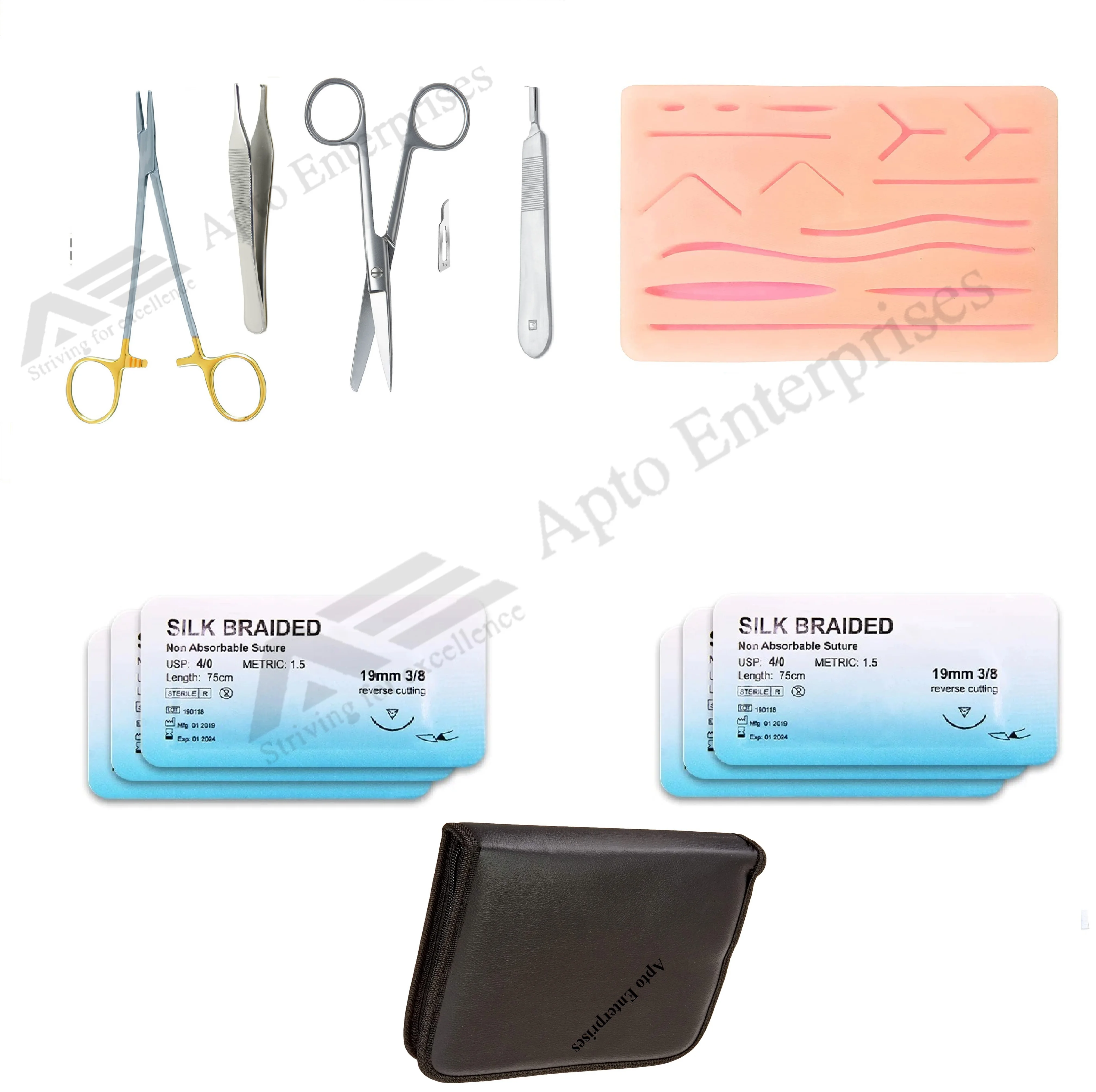 Truskin Suture Kit Training Tools For Medical And Paramedical Staff For