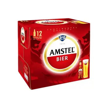 Pure Amstel Lager Beer 12x Bottles/best Supplier Amstel Lager Beer 12 X ...
