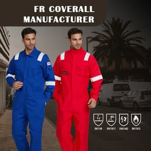 Wholesale Safety Gear for Mining and Construction Reflective Flame Resistant Work Coveralls