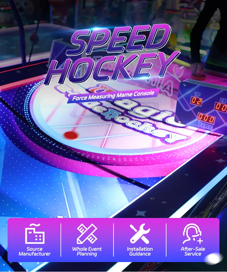 Universal Commercial Sport Table Coin Operated Arcade Curved Hockey
