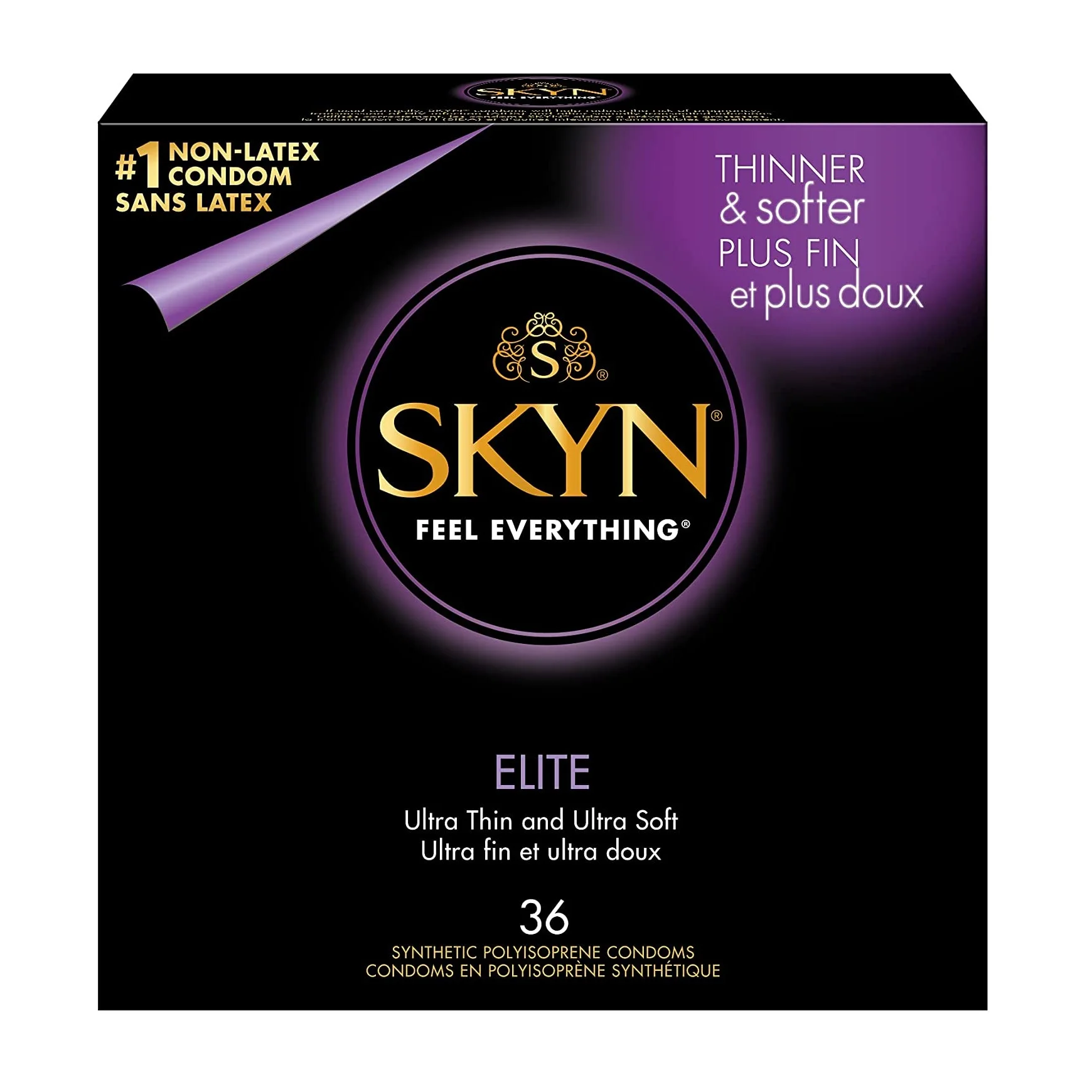SKYN Elite Large 36 Count And SKYN Original 24 Count Condoms Bundle