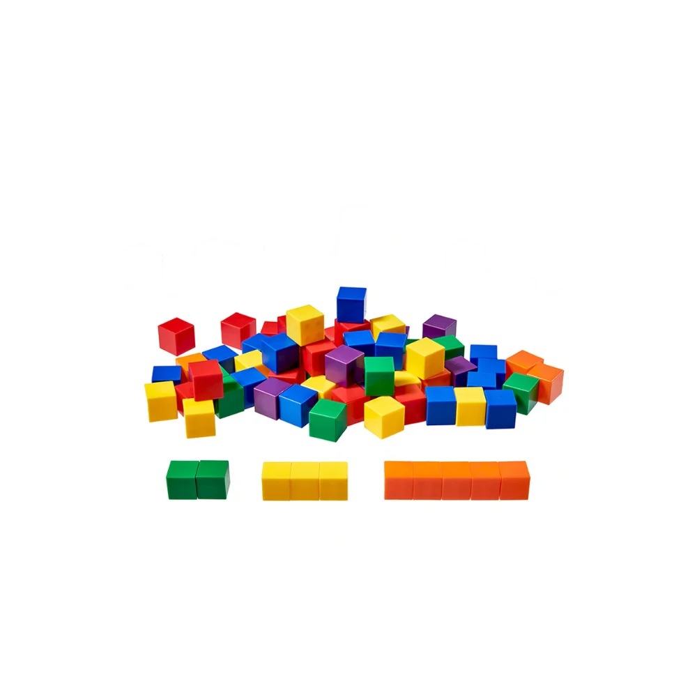 Colorful Plastic Cubes for Age 3+ for Children 5 to 7 Years Old