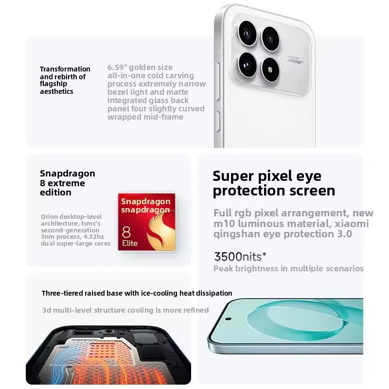 Redmi K90 CN ROM Smart Phone - 120hz OLED Display & 100W Charge