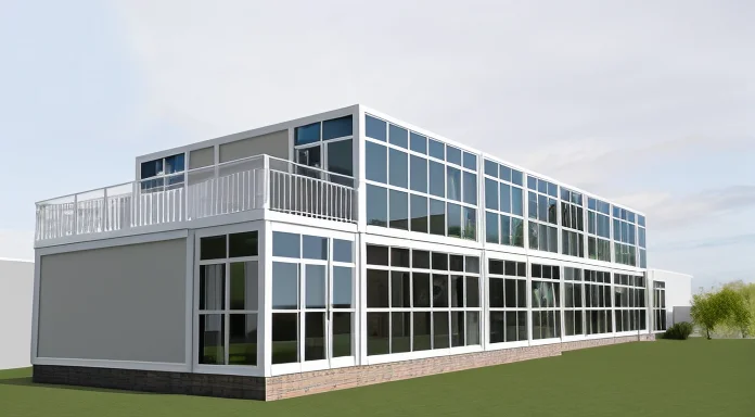 Structure Modular House Wall Prefab House Prefabricated Steel with Big Glass Luxury Container Contemporary Office Building Ig