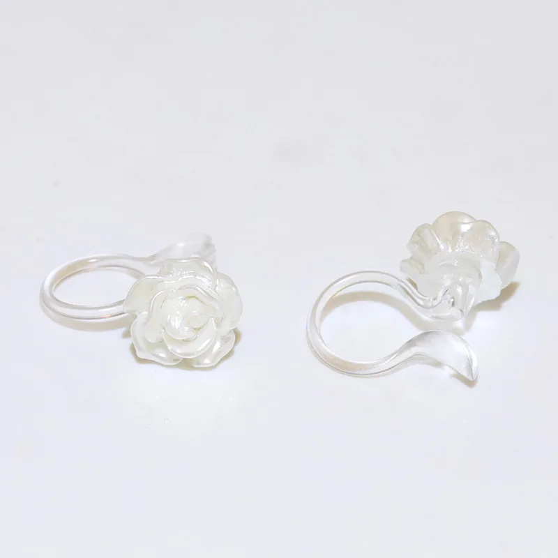 Hypoallergenic Rose Flower Stud Earrings for Sensitive Ears