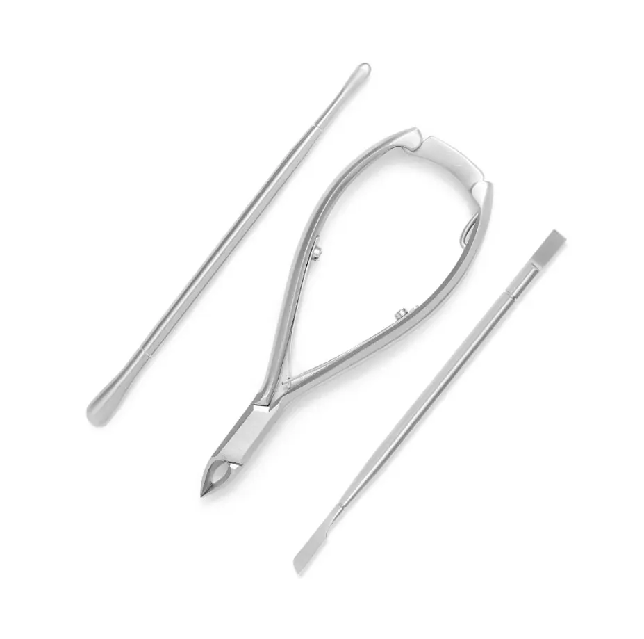 Eco-Friendly Expert Cuticle Scissor and Pusher Manicure Scissors Premium Nail Tool Packaged in Luxury Cardboard Box