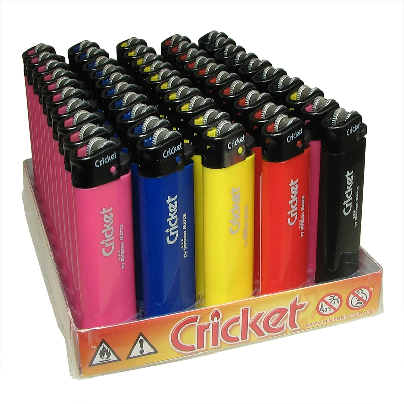 Factory Price Disposable Cricket Lighter / Refillable Cricket Lighter