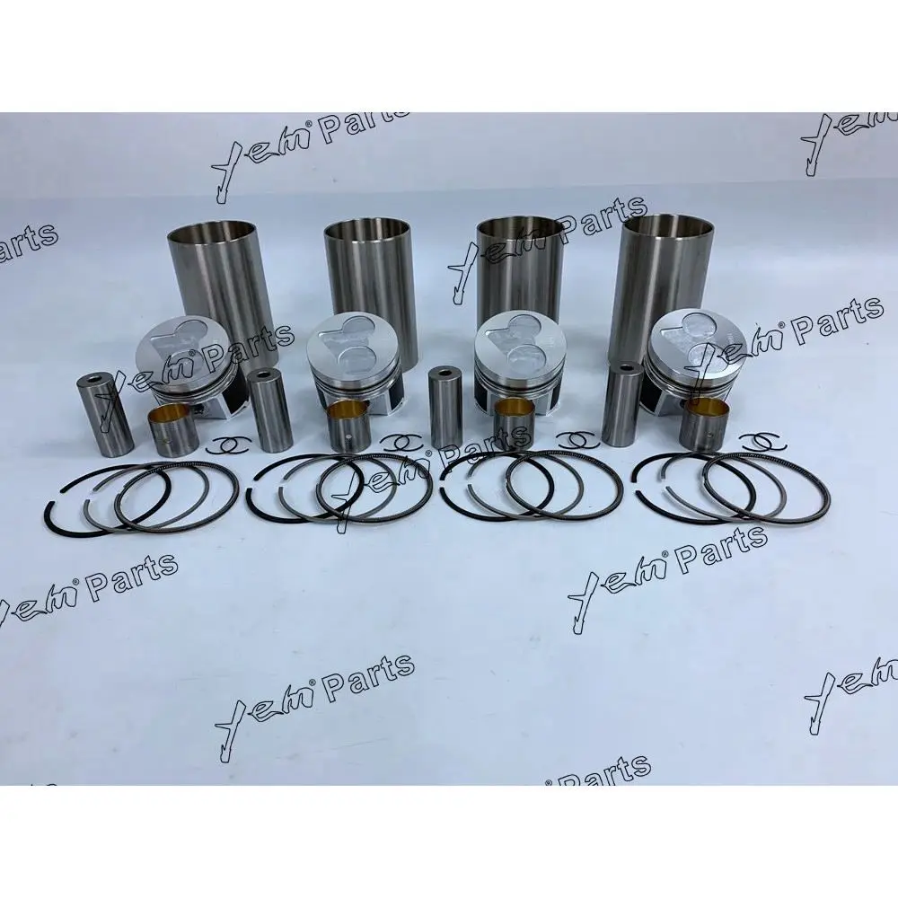 V2403 Engine Liner Kit With Cylinder Liner Piston Rings Set for Kubota