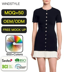 Fashion Women Summer Mini Dress Casual Party Beach Wedding Elegant Sleeveless Short Cocktail Clothing