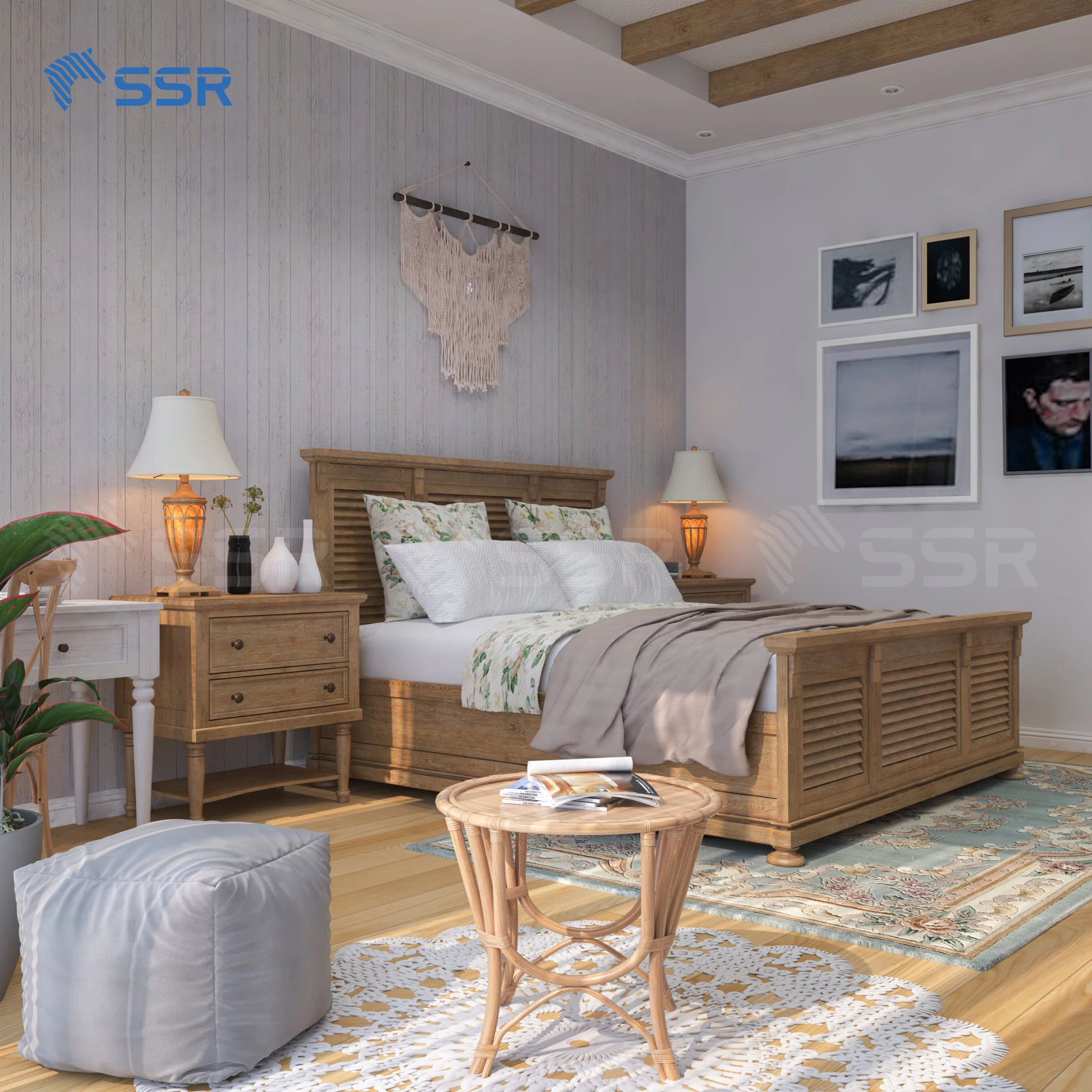 Ssr Vina Solid Wood Bedroom Set Vietnamese Manufacturers Solid Wood