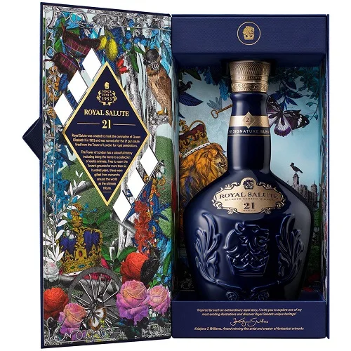 Distilled 12 Years Old 75cl 40% Vol. High End Ballantines Scotch Whisky ...
