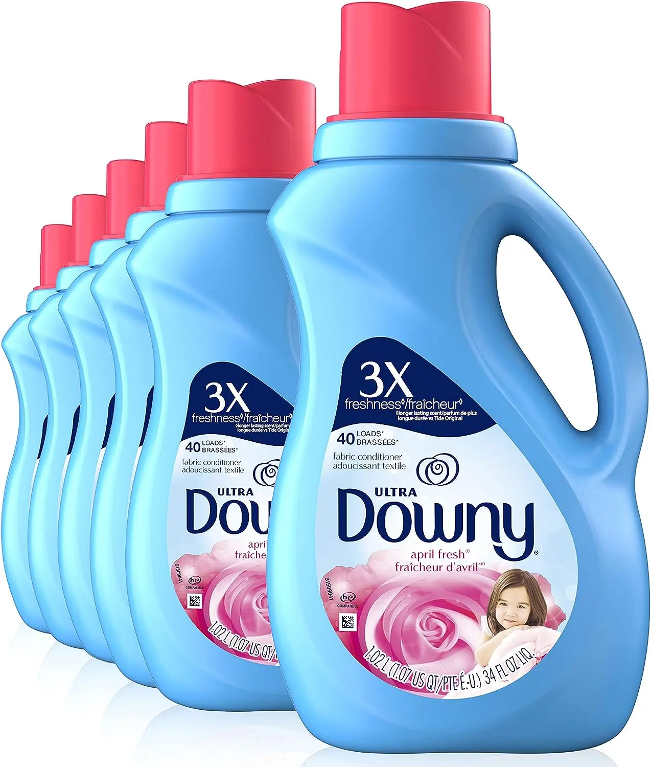 Downy Ultra Concentrated Liquid Fabric Softener,April Fresh (170 Fl Oz ...