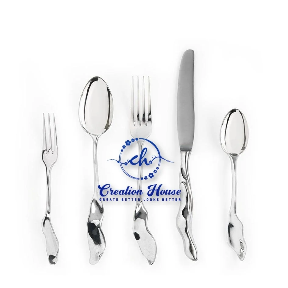 Flatware Set Stainless Steel Flatware Set Cutlery Set Of Five With