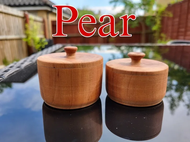 Handmade Rustic Wooden Spice Box with round Patterned Rack Herb & Spice Storage Adds Character to Your Kitchen