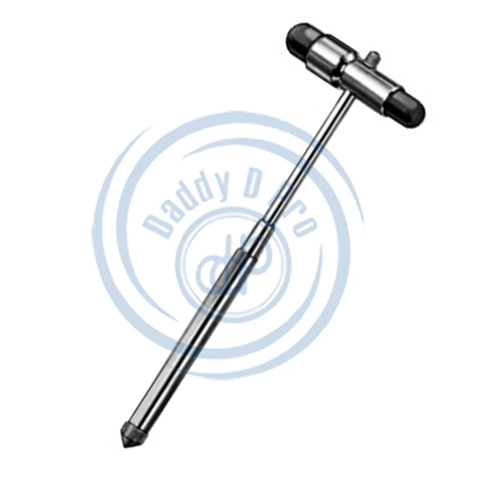Professional Set of 8PC Tromner Neurological Reflex Hammer with Built-in Brush for Cutaneous and Superficial Responses Neuro Set