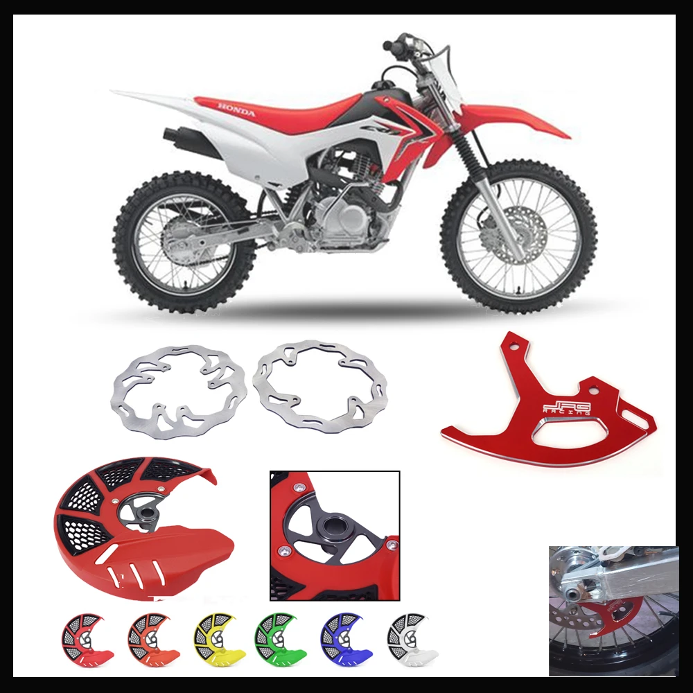 Motorcycle Accessories for Honda XR 125 250 Crf 250 300L 450 Parts Plastic  Kit Floating Disk Brake PEDAL Sprocket Cover Guard