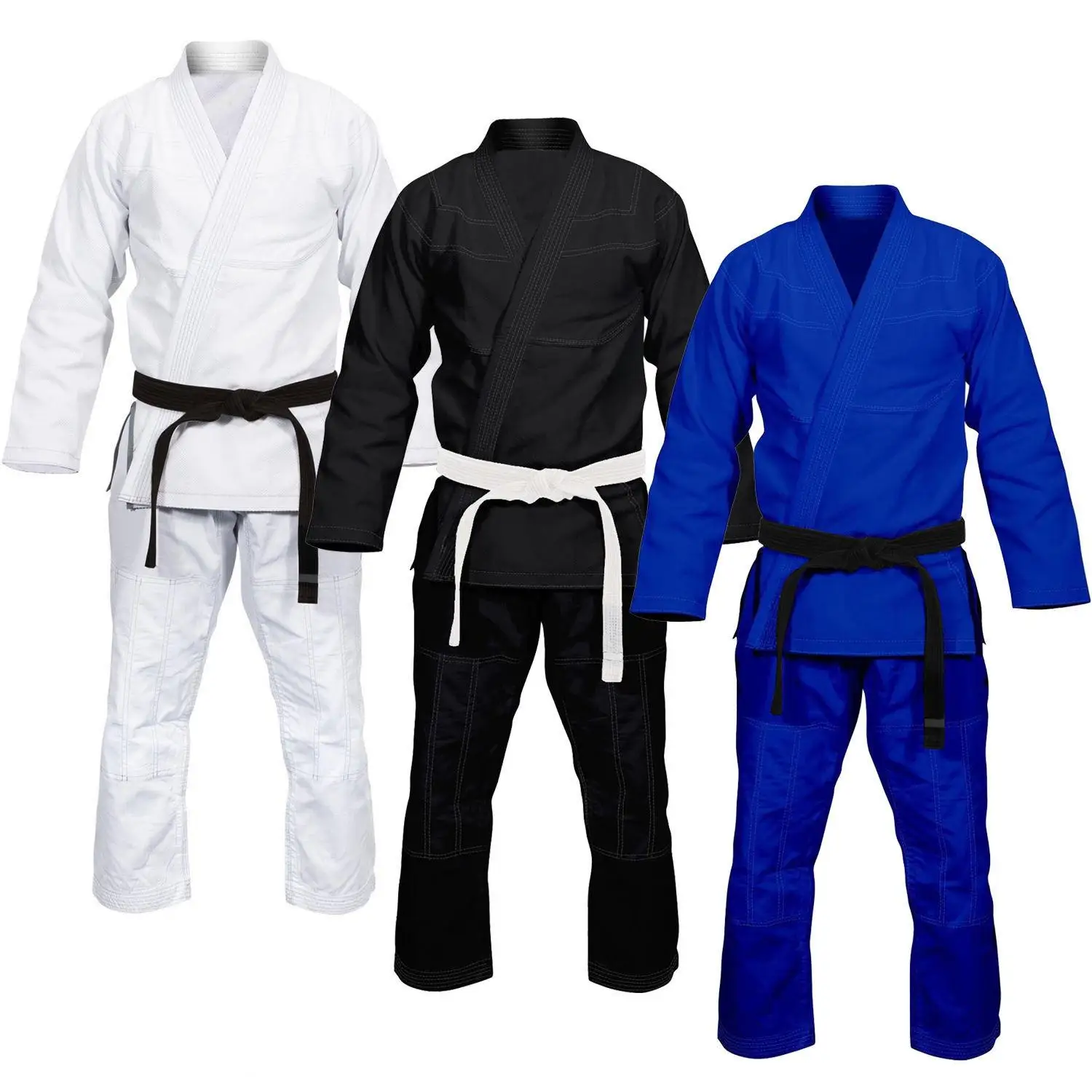 Personalizado Brazilian Jiu Jitsu Gi Kimono Algodón Perla Tejido Bjj
