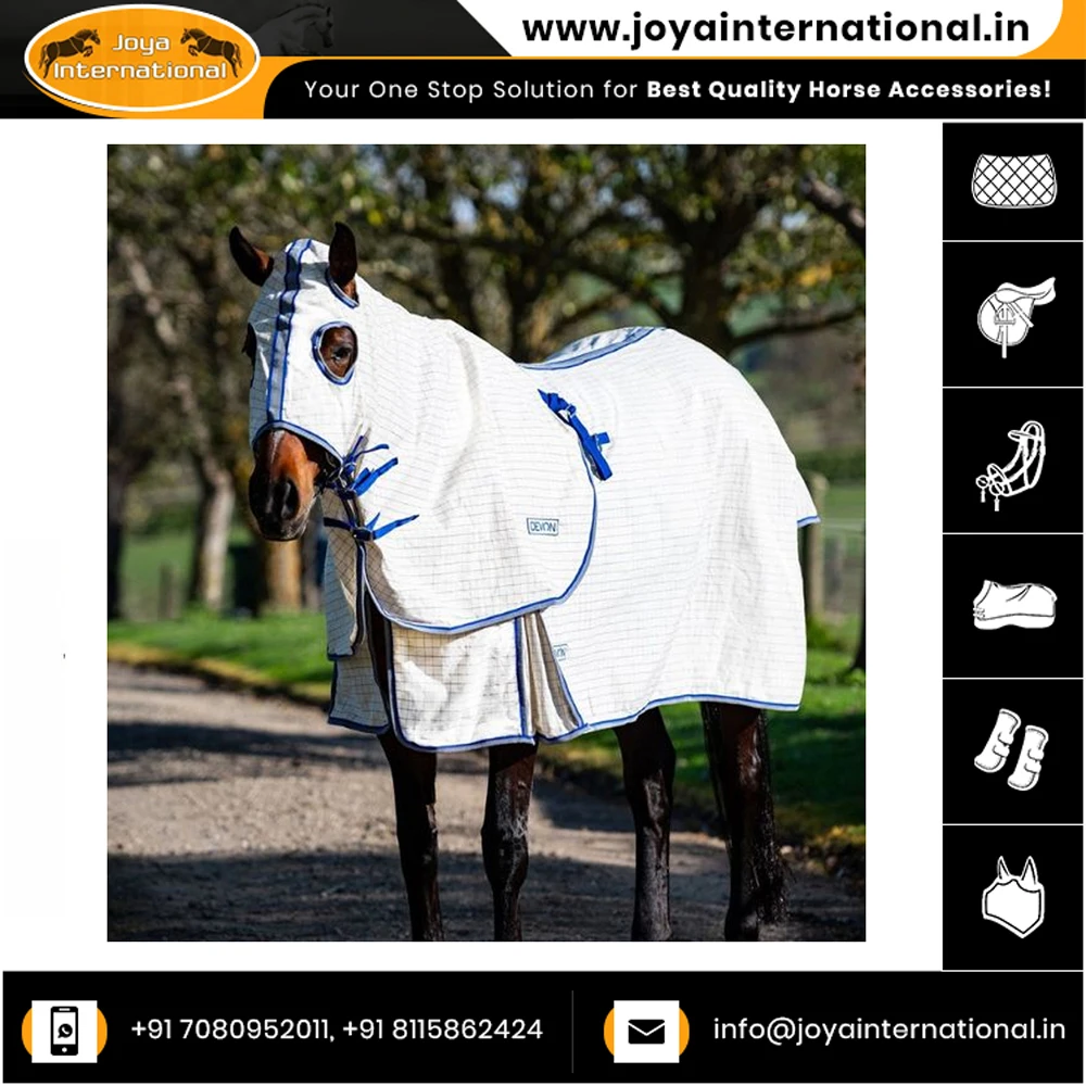2023 Classic Devon Summer Deluxe Hood For Horse Summer Horse Rugs High