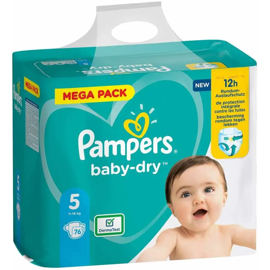 Pampers Mega Pack Baby Dry Size 4 (by 88 Nappies) - Buy Pampers Mega ...