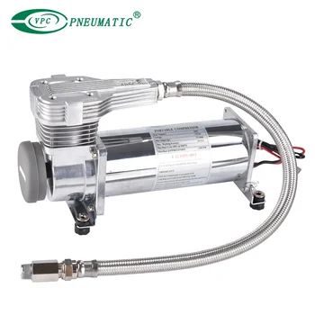 Viair 485C DC12V ポータブル クローム 200Psi エアライド