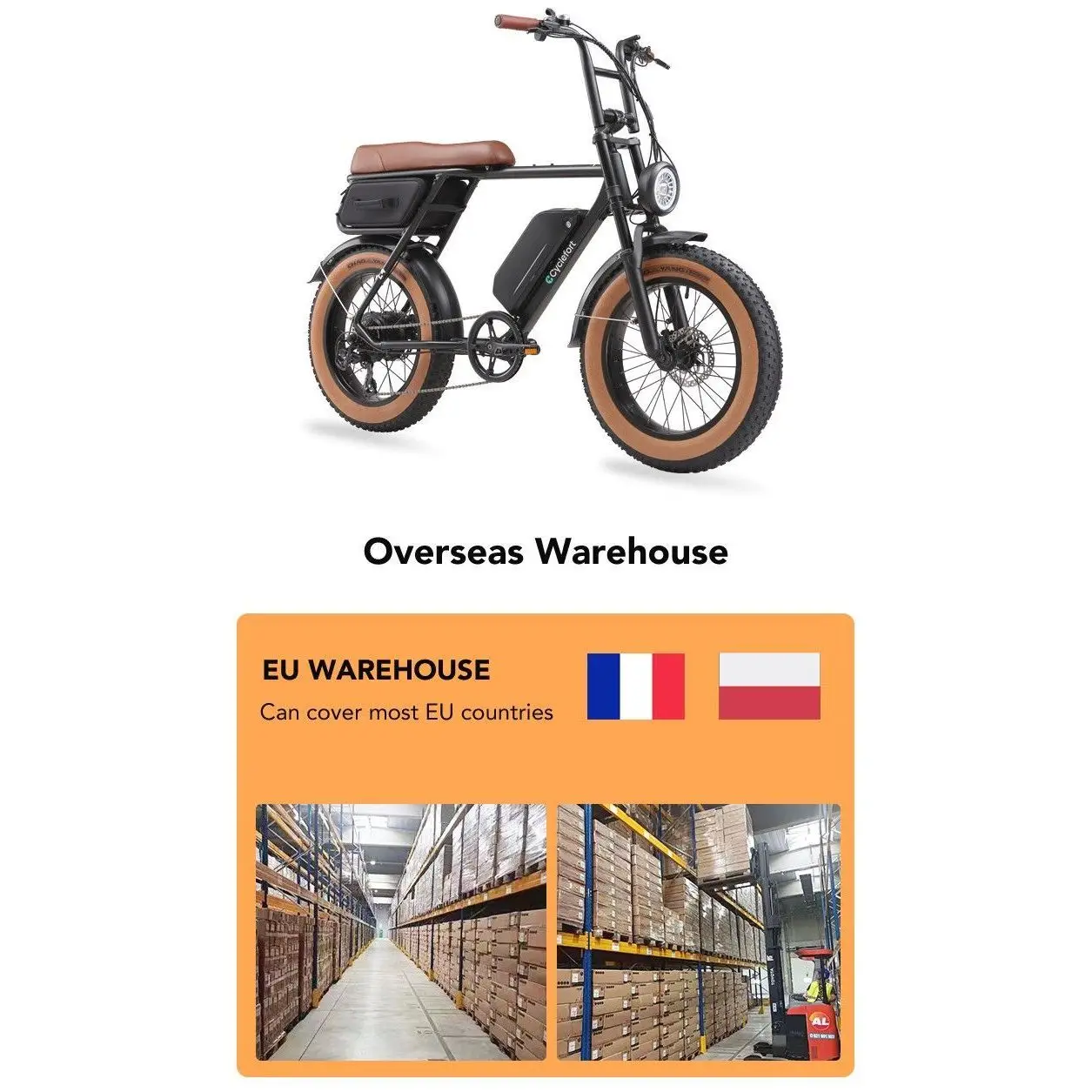 Cyclefort 20 Zoll 4.0 FatTire Ebikes, 48V 20Ah Mountain E-MTB E-Fahrrad