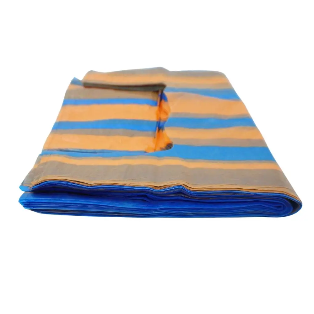 Manufacturer Wholesale Multiuse LDPE HDPE Striped T-shirt Bag Shopping Grocery T-Shirt Bags Plastic Bags With Customized Printed