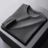 Crew neck velvet dark grey