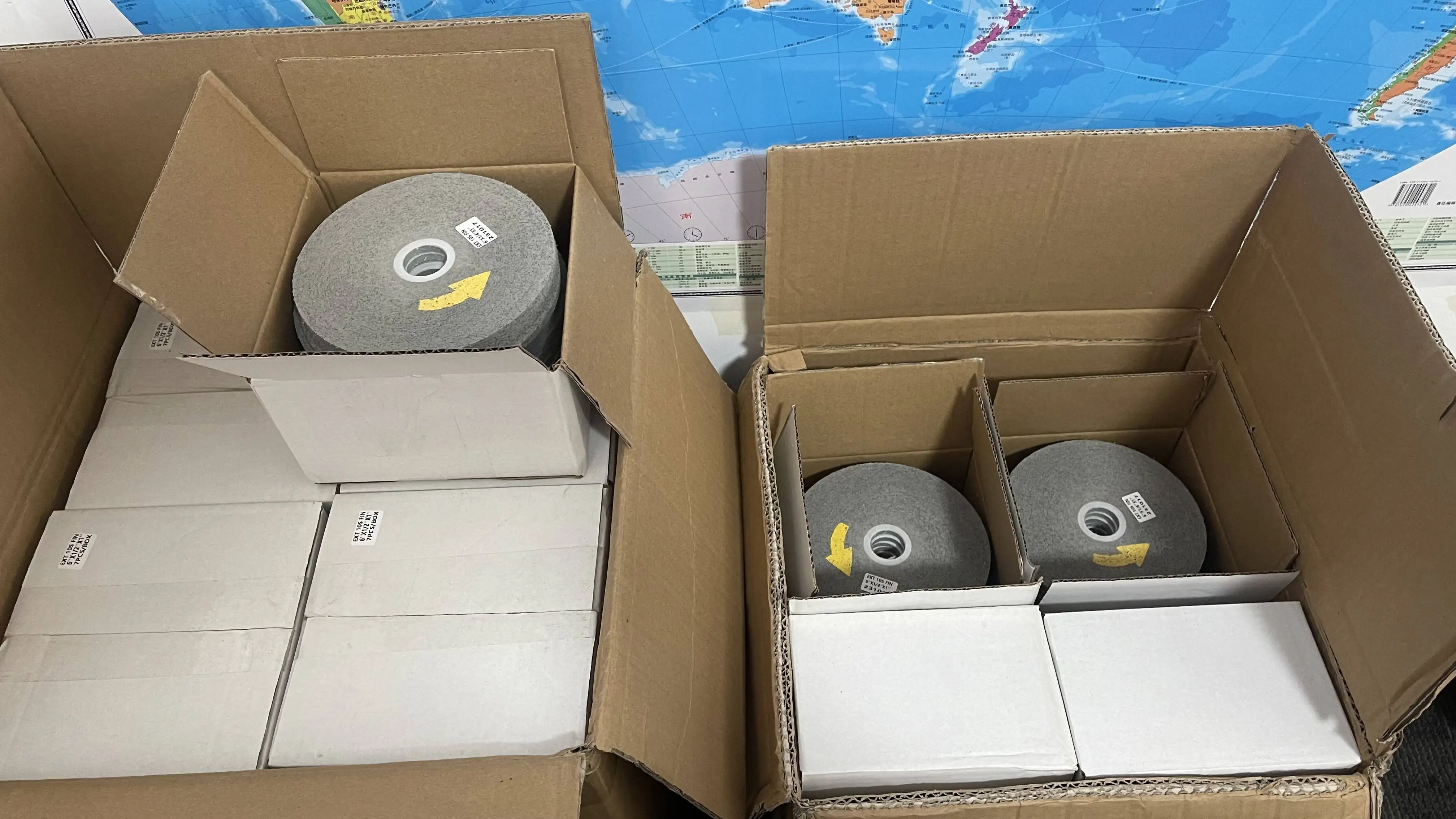 Customizable Exl 9s Fin 6x1x1 Deburring Convolute Wheel Nylon Polishing