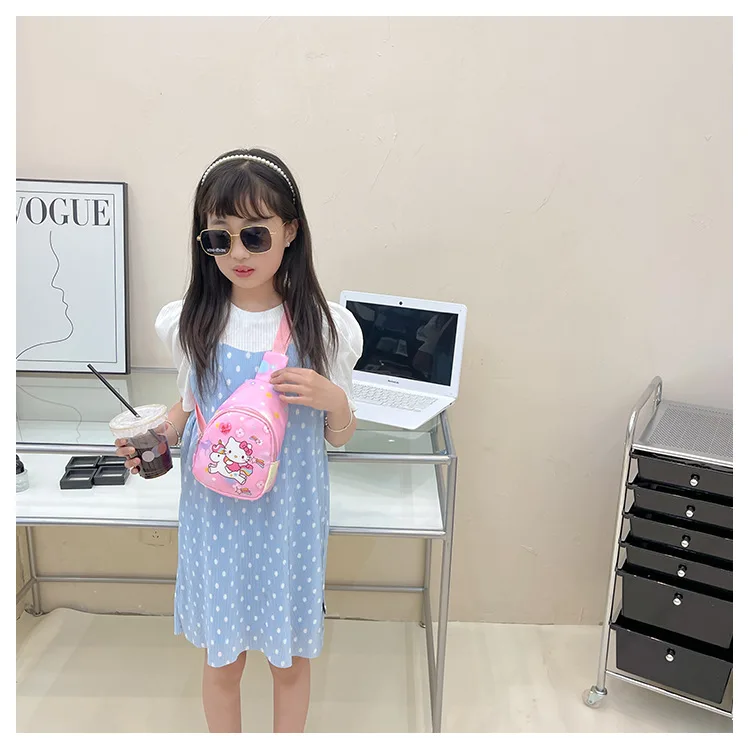 New Children's Bag Boys and Girls Small Backpack Fashionable Cartoon Shoulder Crossbody Bag