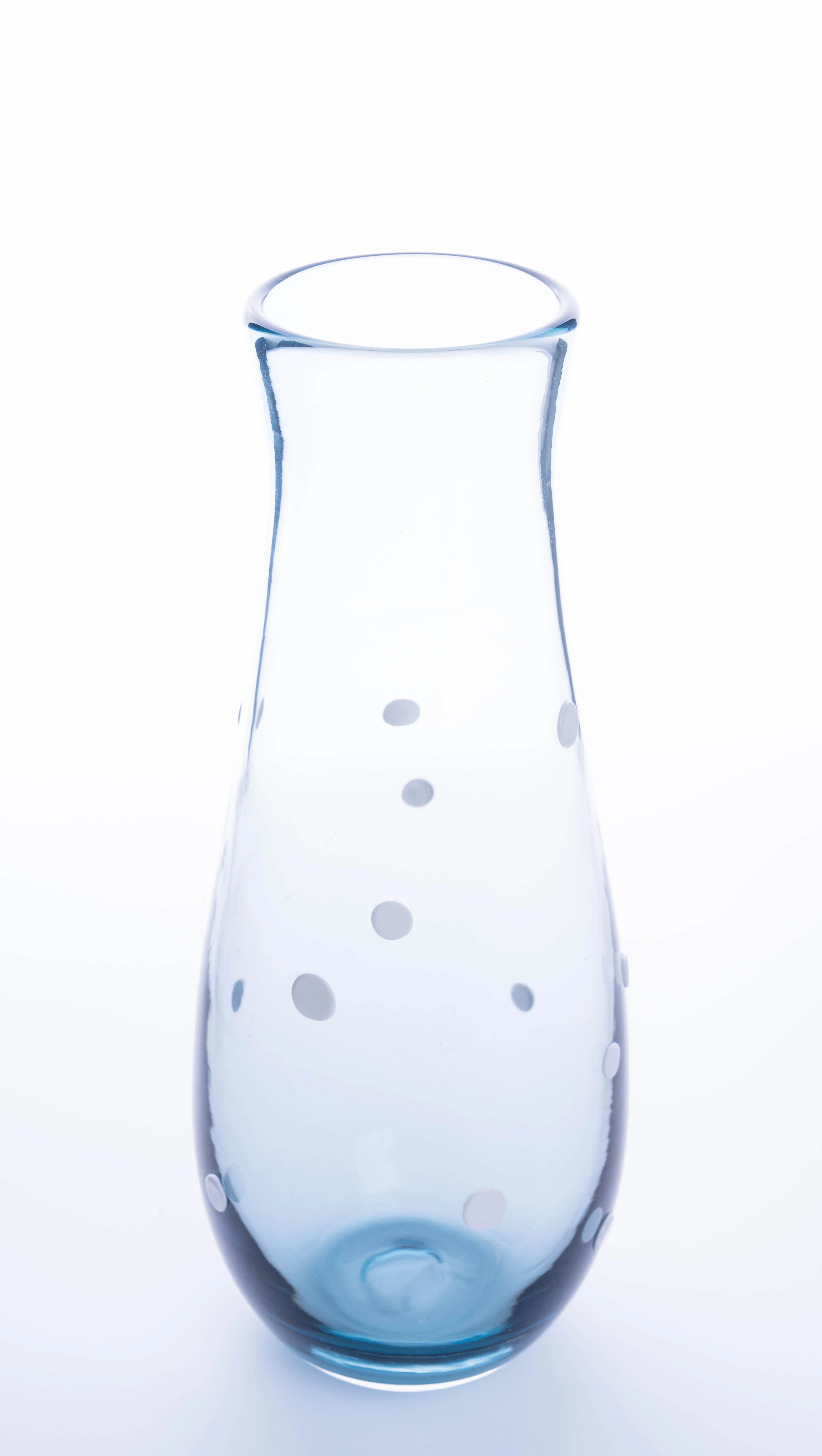 Unique Hand Blown Abstract Pattern Murano Glass Vase