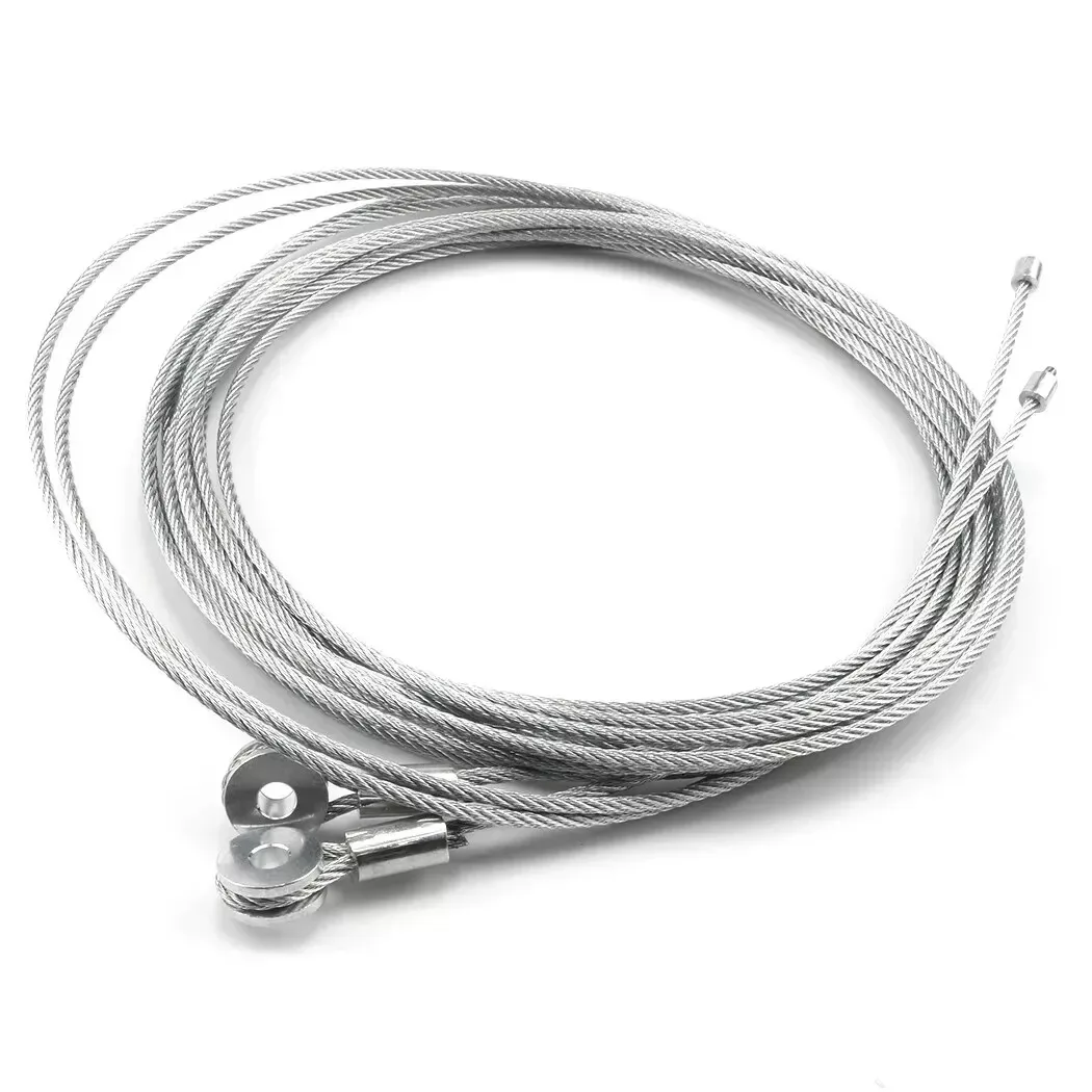 High Quality New Heavy Duty 50" Aluminum Alloy Rear Ramp Door Cable Replacement for Enclosed Trailers Motorcycle Ramps Stands