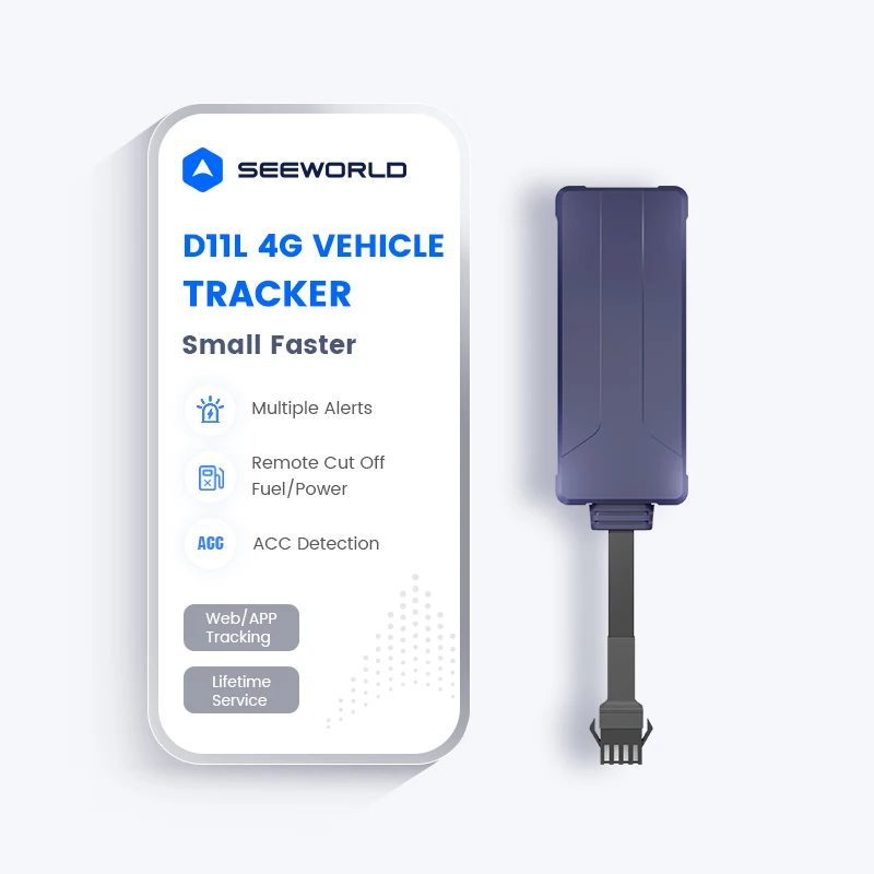GPS Tracker with Remote Control CAT1 4G LTE Changes IMEI for Automotive Use